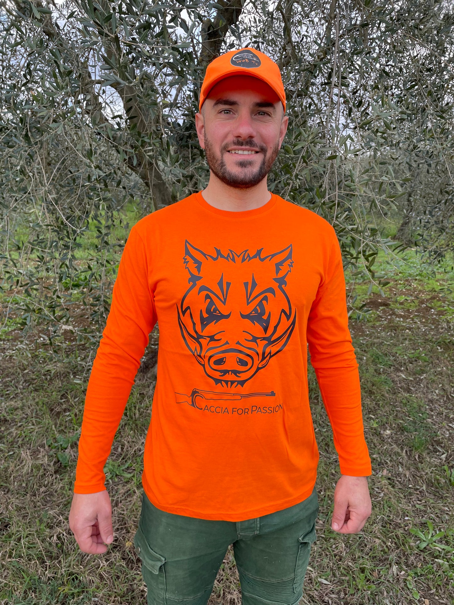 MAGLIA MANICHE LUNGHE _ #WILDBOARPASSION _ ORANGE